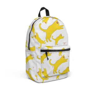 Intersex Pride Cat Silhouette Backpack