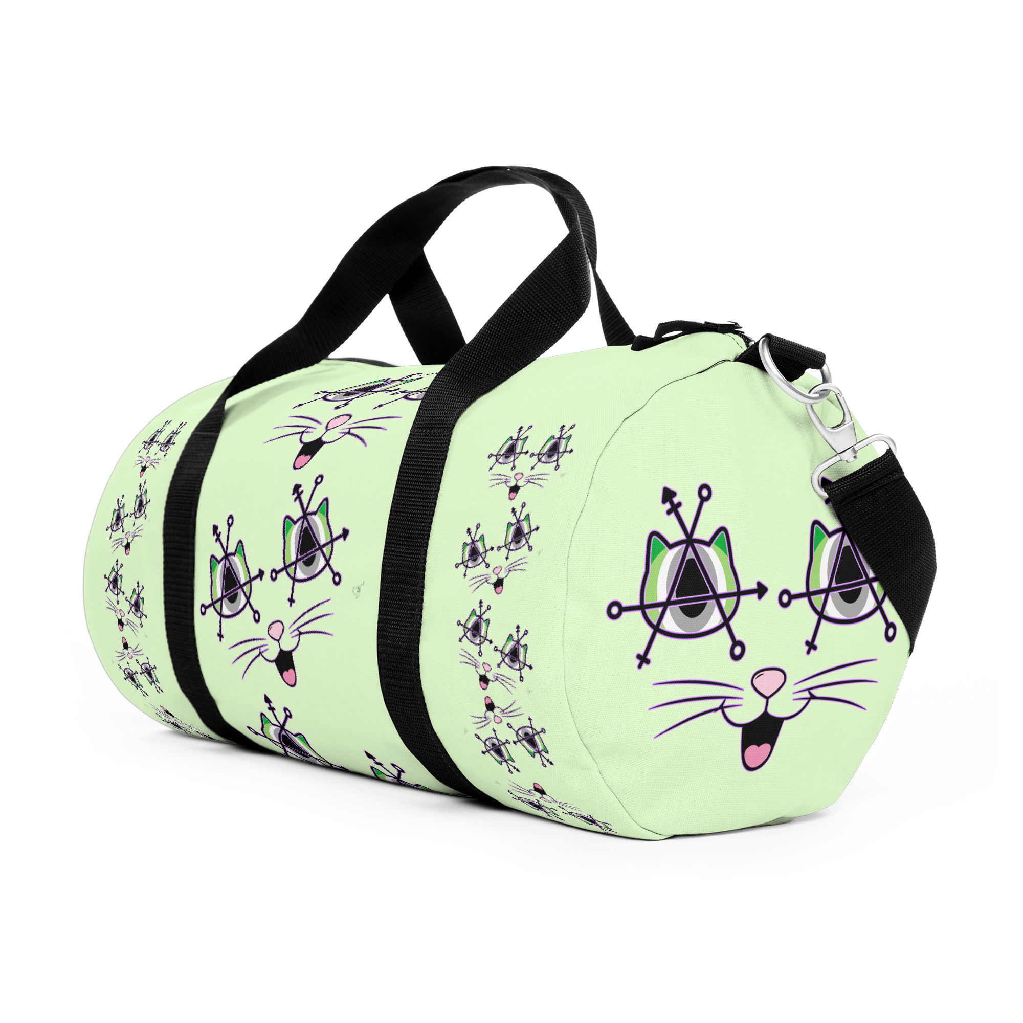 Aromantic Anarchomeow Duffel Bag