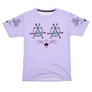 Transgender Anarchomeow Cut-and-Sew T-Shirt