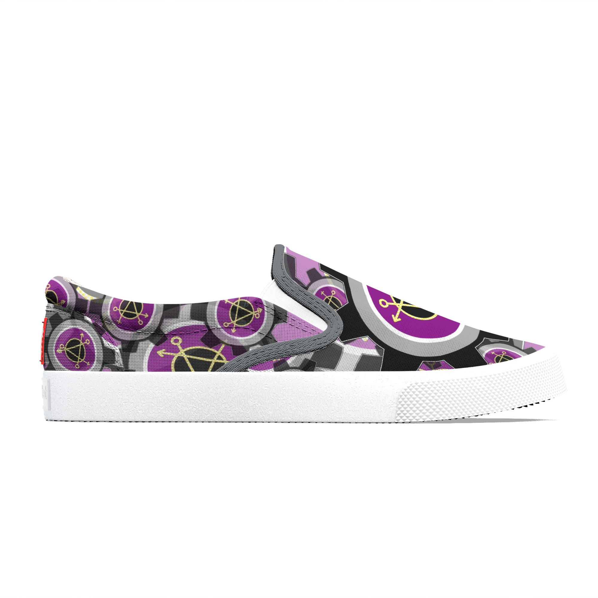 Asexual Queer Gear Slip-on Shoes - Image 3