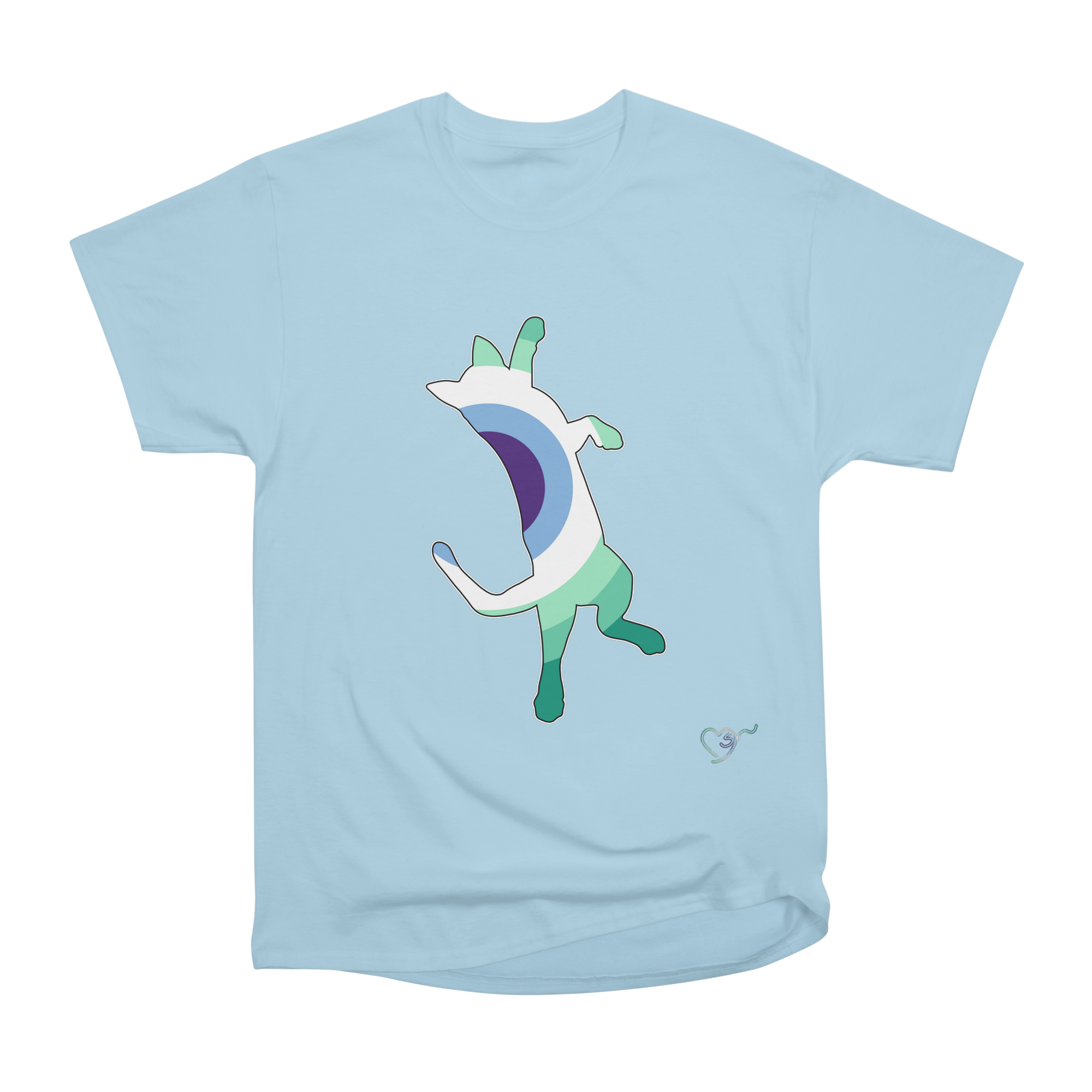 MLM Pride Cat Silhouette Tee